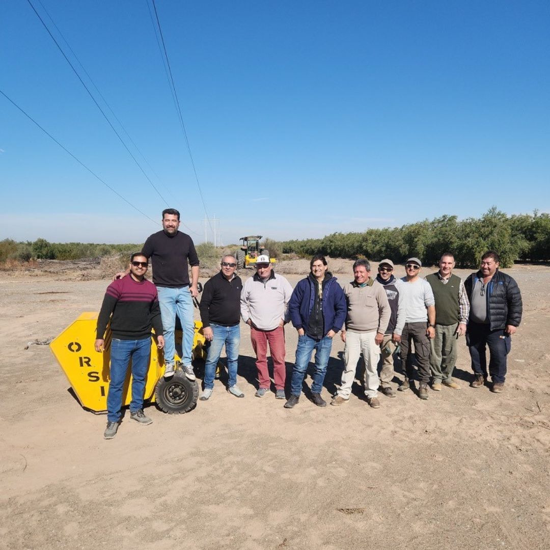 Demostración del brazo desbrozador ORSI